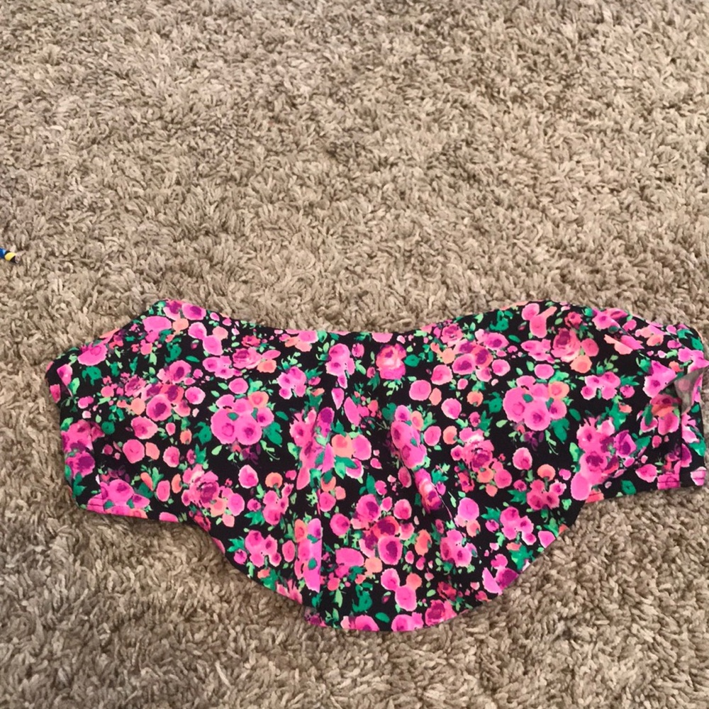 Floral print bathing suit